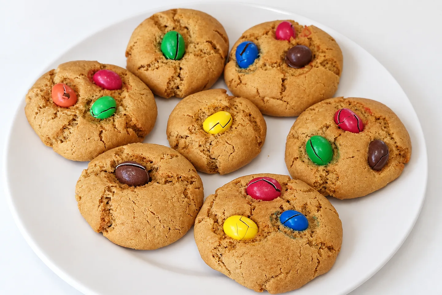 Galletas de cacahuete en freidora de aire