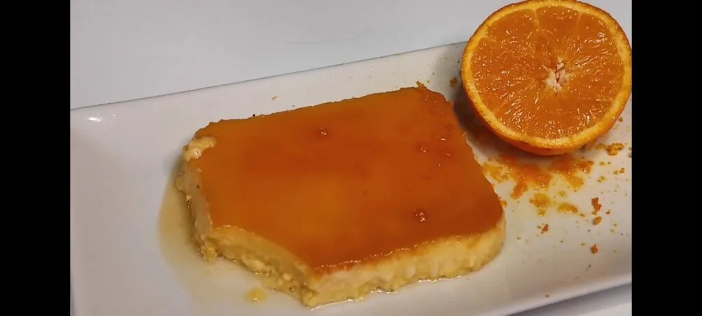 FLAN DE NARANJA