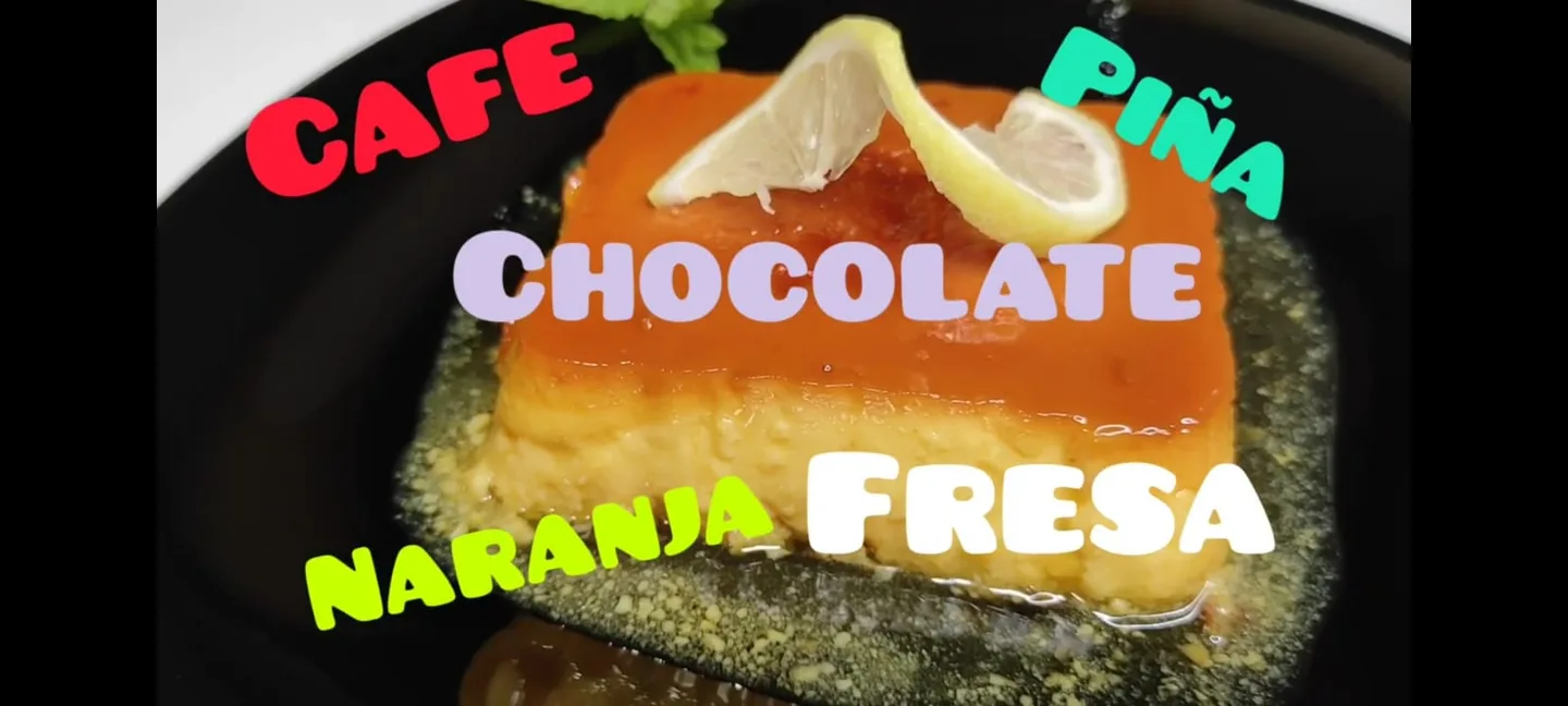 FLAN EN FREIDORA DE AIRE