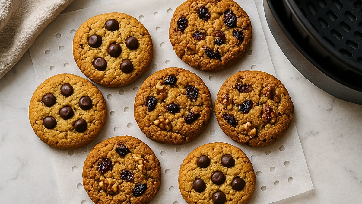 Cookies en freidora de aire: con preparado de Lidl y caseras