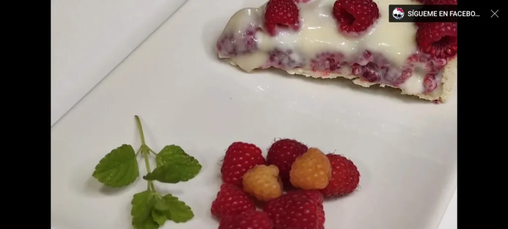 TARTA DE CHOCOLATE BLANCO EN FREIDORA DE AIRE