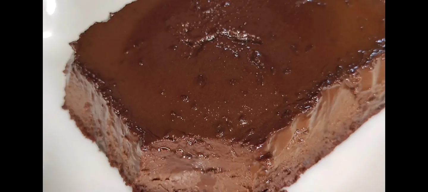 FLAN DE CHOCOLATE EN FREIDORA DE AIRE