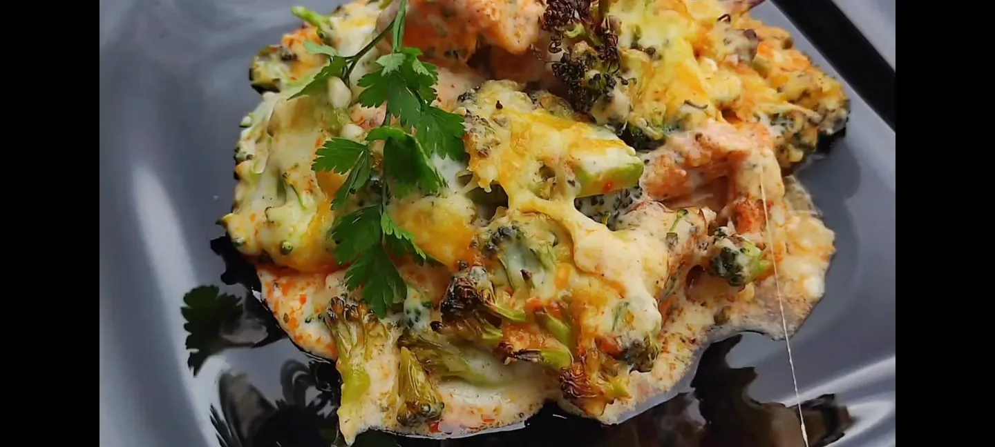BROCOLI CON POLLO FREIDORA DE AIRE