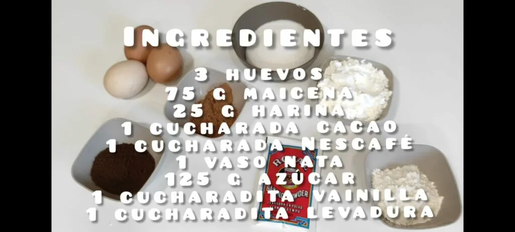 BIZCOCHO MOCACCINO FREIDORA DE AIRE