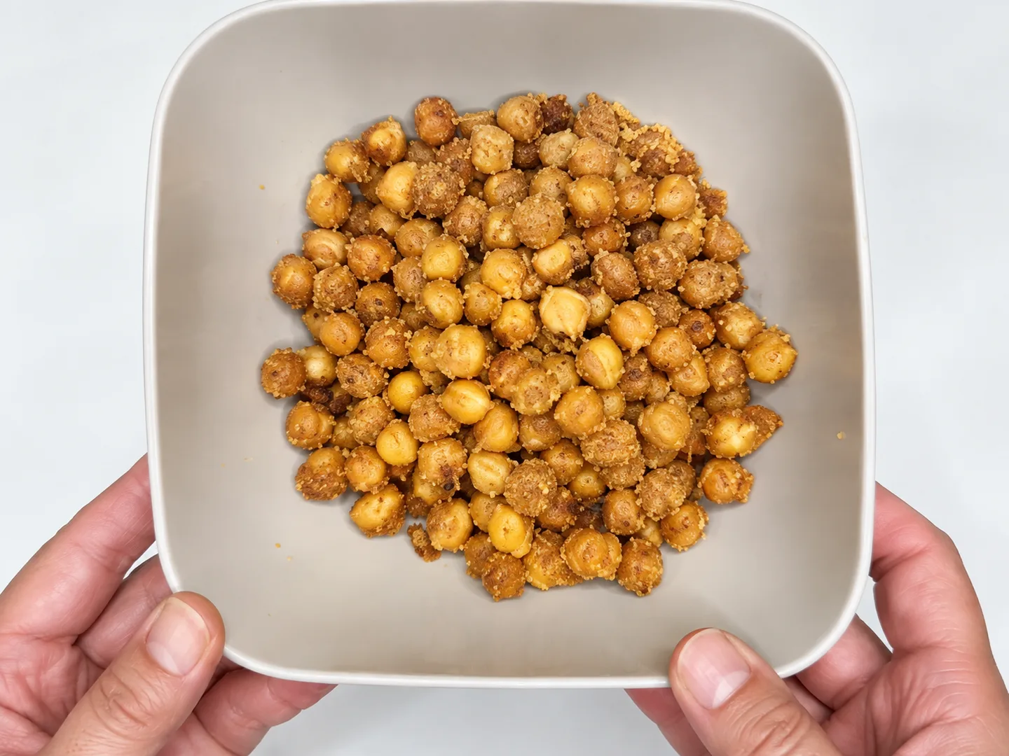 SNACK DE GARBANZOS. FREIDORA DE AIRE