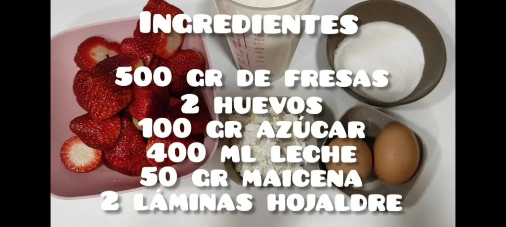 TARTA DE FRESA. FREIDORA DE AIRE