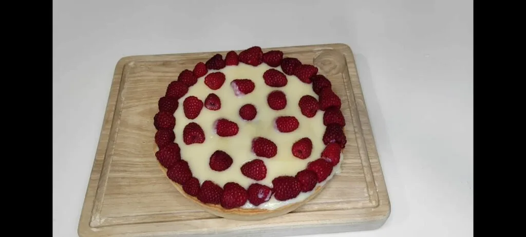 TARTA DE CHOCOLATE BLANCO EN FREIDORA DE AIRE
