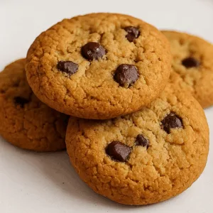 Cookies con chips de chocolate en freidora de aire