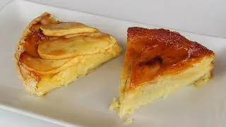Tarta de manzana en freidora de aire