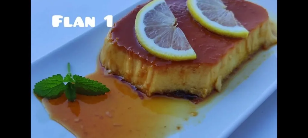 Flan de limon en freidora de aire 1