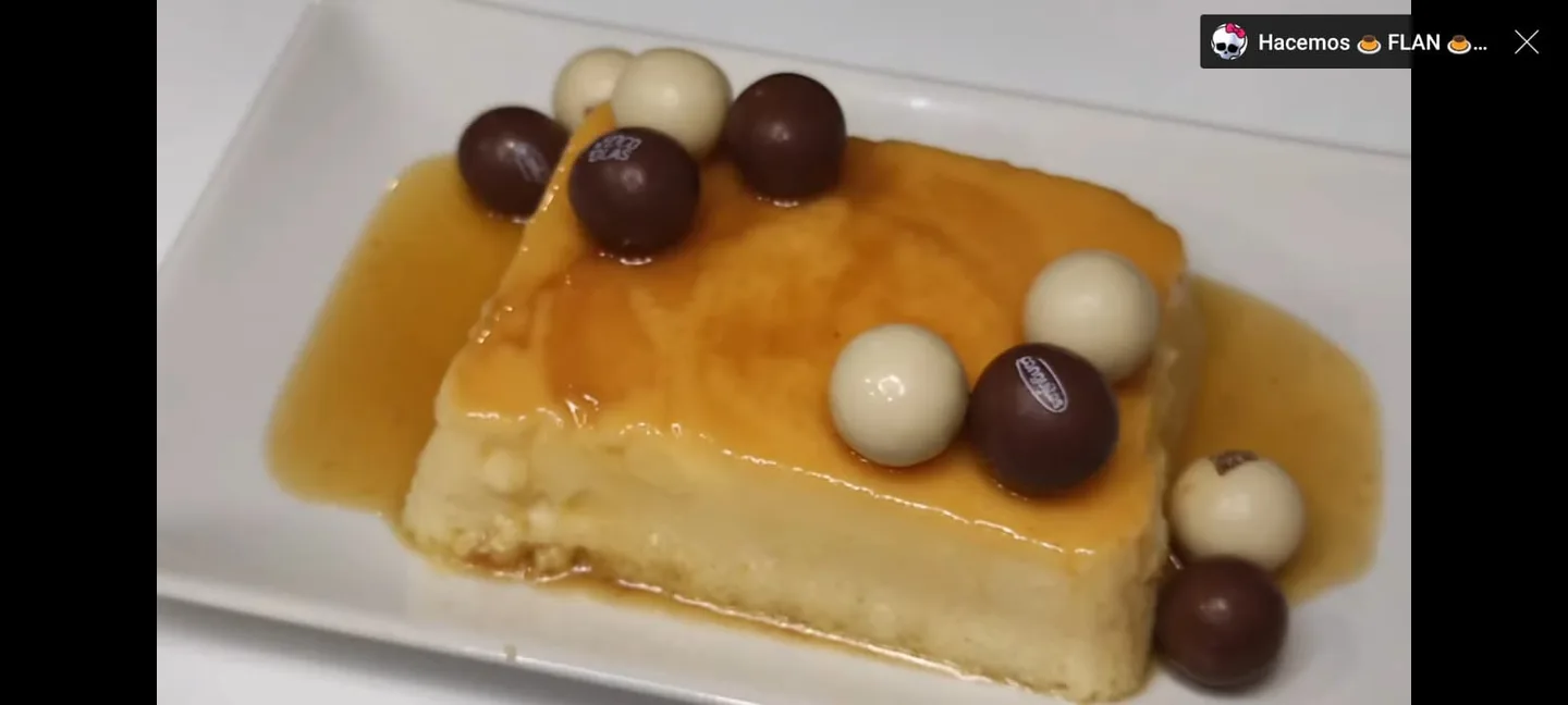 FLAN DE CHOCOLATE BLANCO