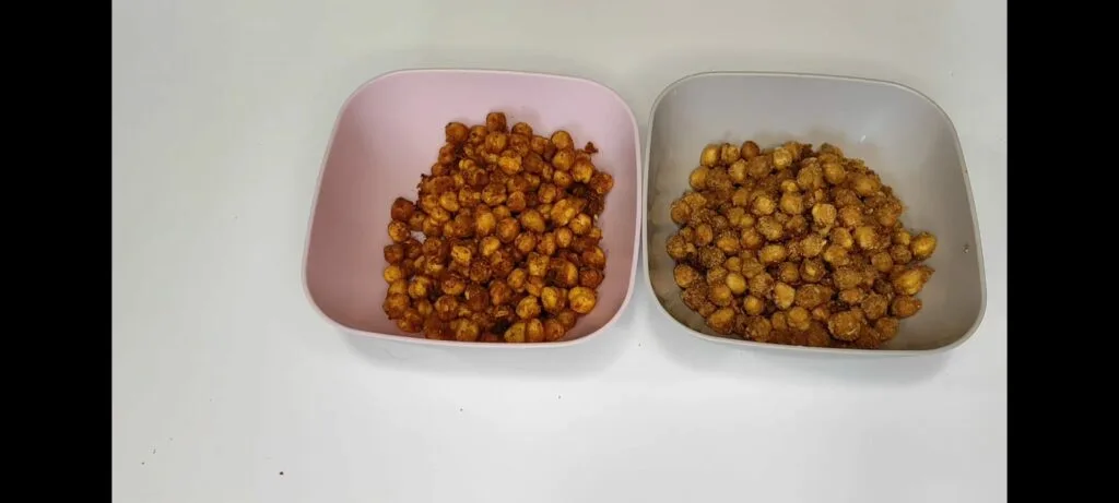 SNACK DE GARBANZOS. FREIDORA DE AIRE