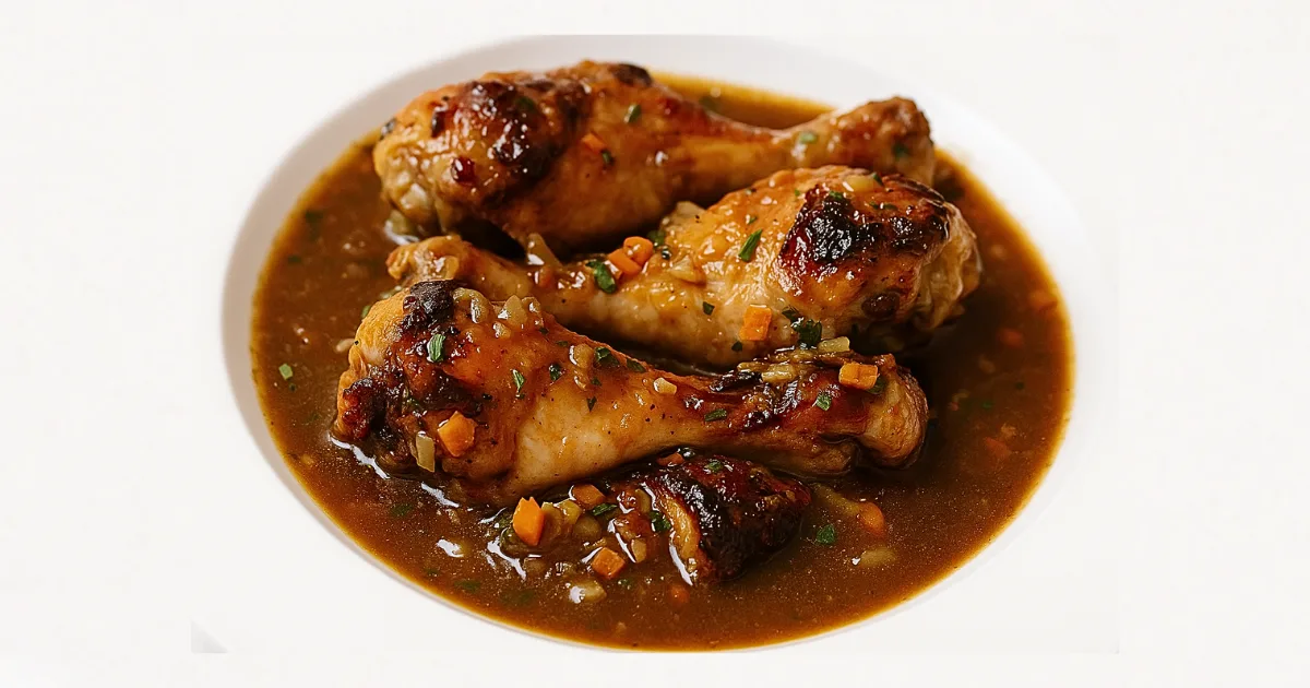 Imagen de pollo a la cococola en freidora de aire