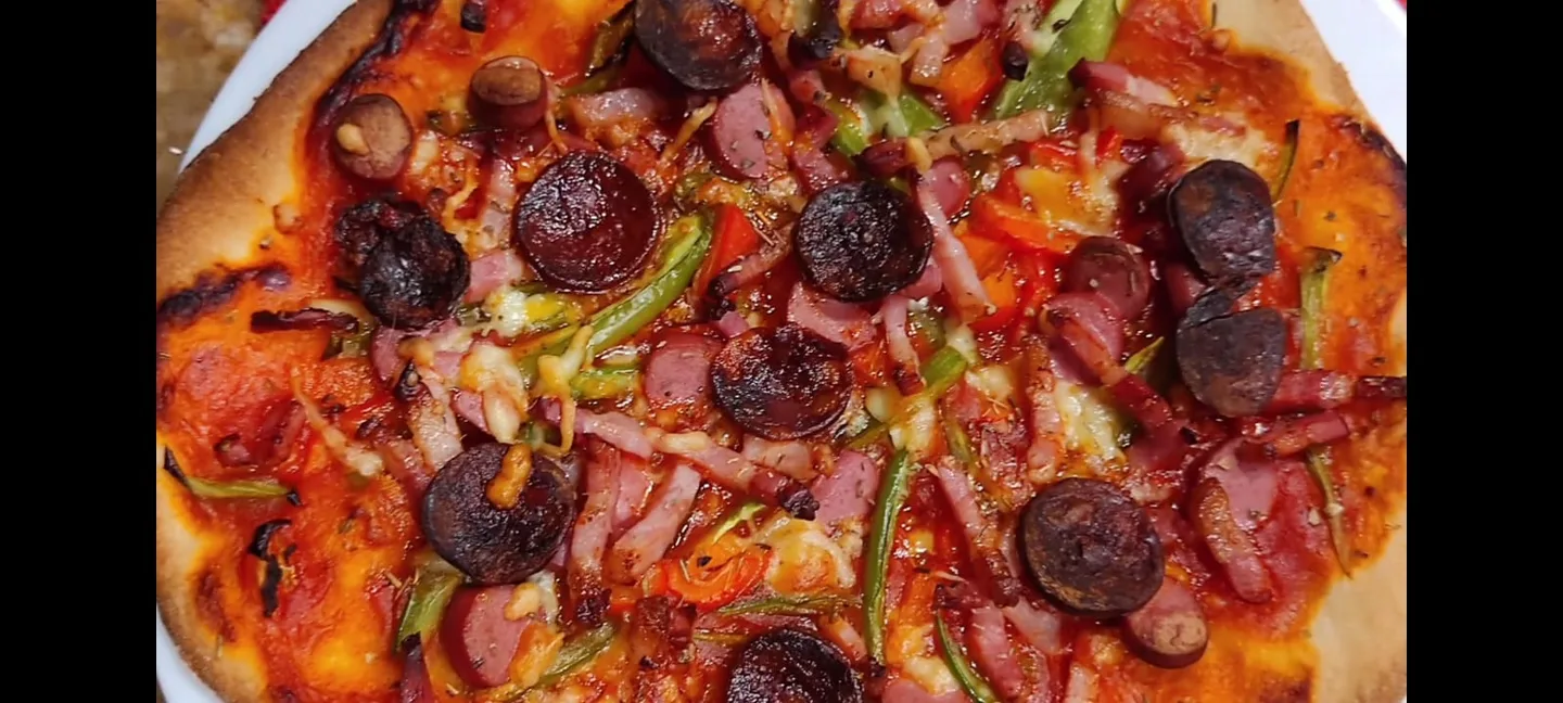 PIZZA CASERA EN FREIDORA DE AIRE