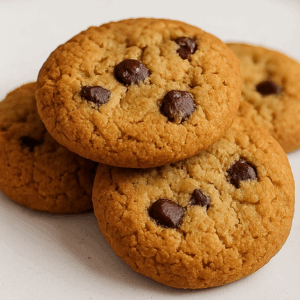 Cookies con chips de chocolate en freidora de aire